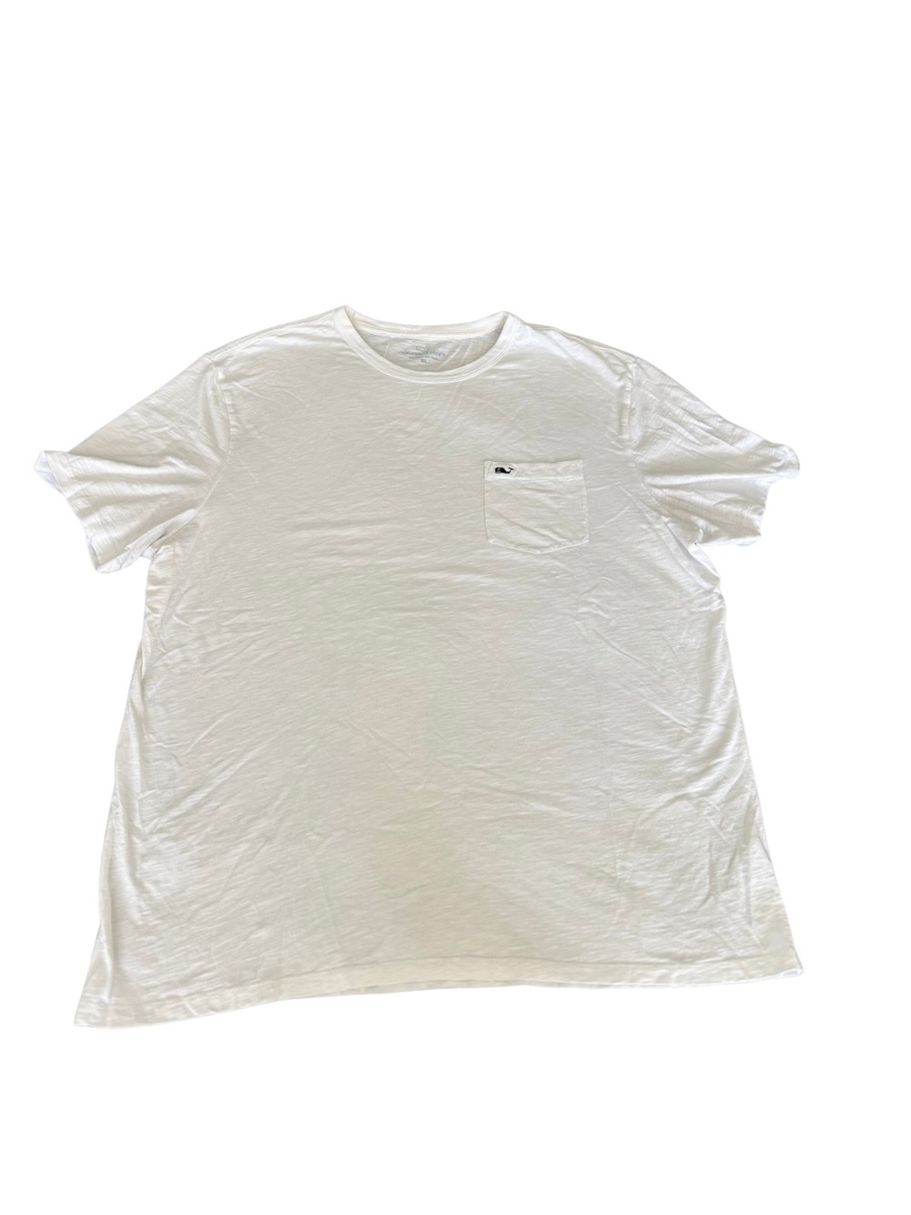 Vineyard Vines White Short-Sleeve Pocket Tee
